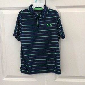 Boys Under Armour Golf Shirt Size Youth Small